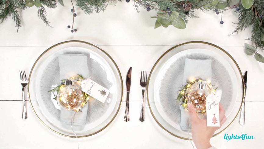 3 Idées de Décor de Table de Noël