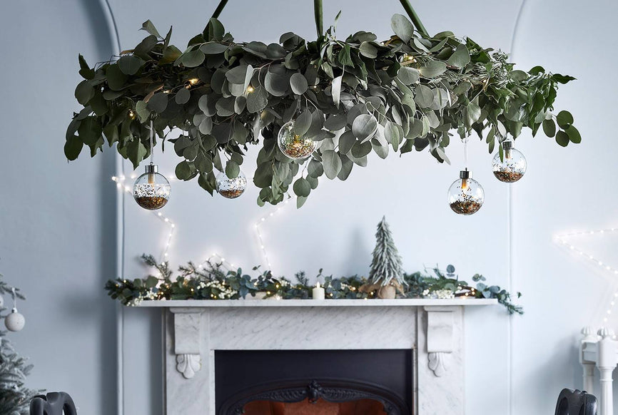 Tuto Chandelier en Feuillage de Noël