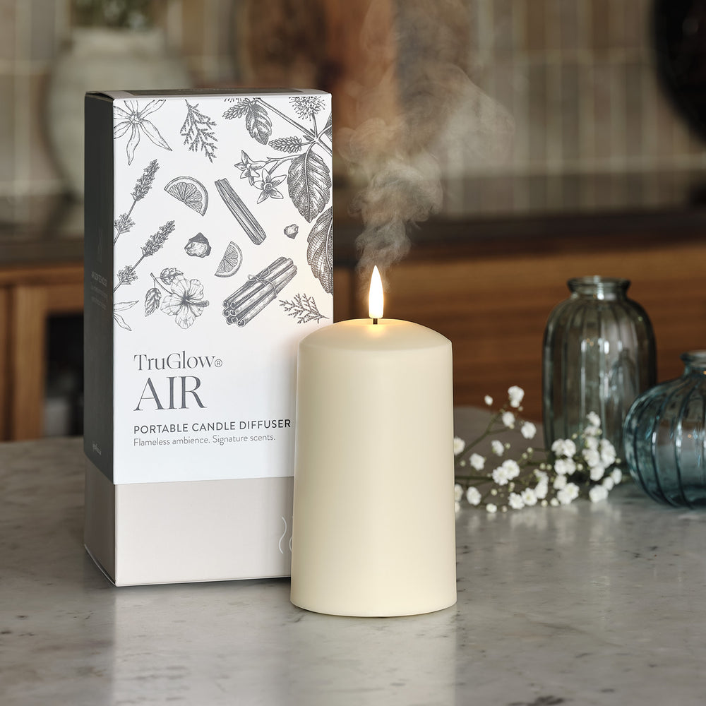 TruGlow AIR®, Bougie Diffuseur de Parfum Portatif
