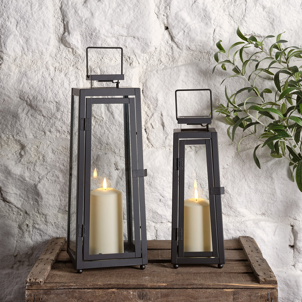 Duo de Lanternes Solaires Porto avec Bougies TruGlow®