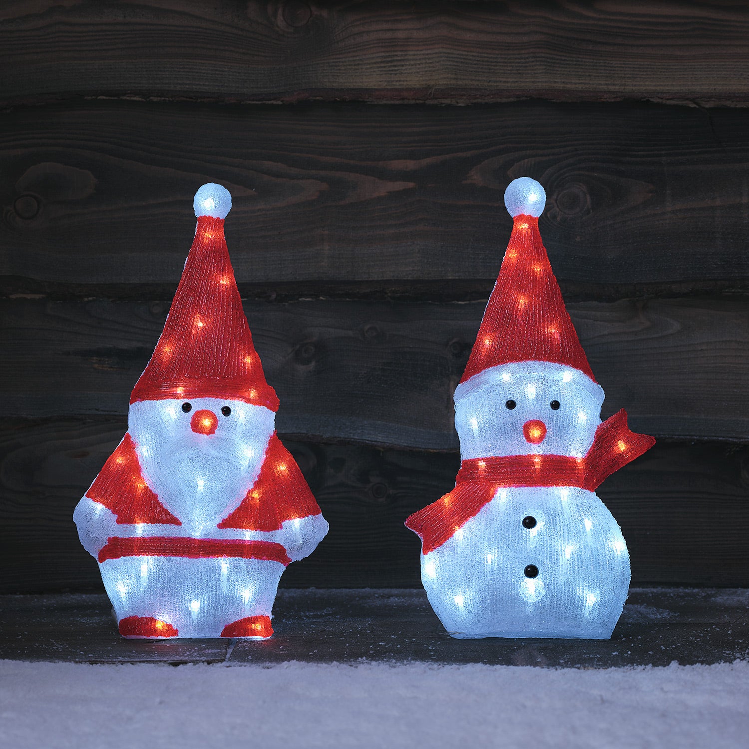 Six ornements de bonhomme de neige - France Six ornements de bonhomme de neige - France