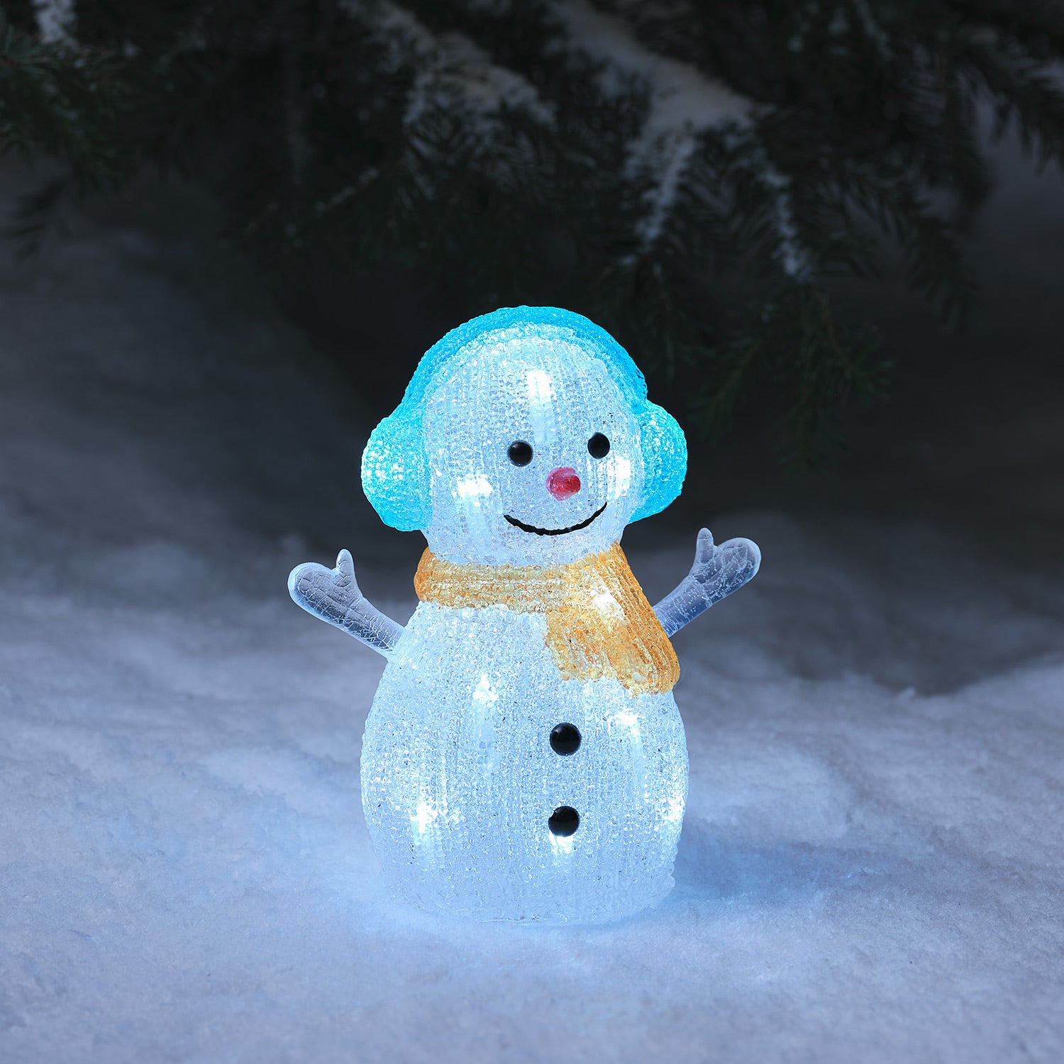 Tapis De Souris Décoratif Motif Bonhomme De Neige Et Noël - Réf. 96 - Hiver Festif