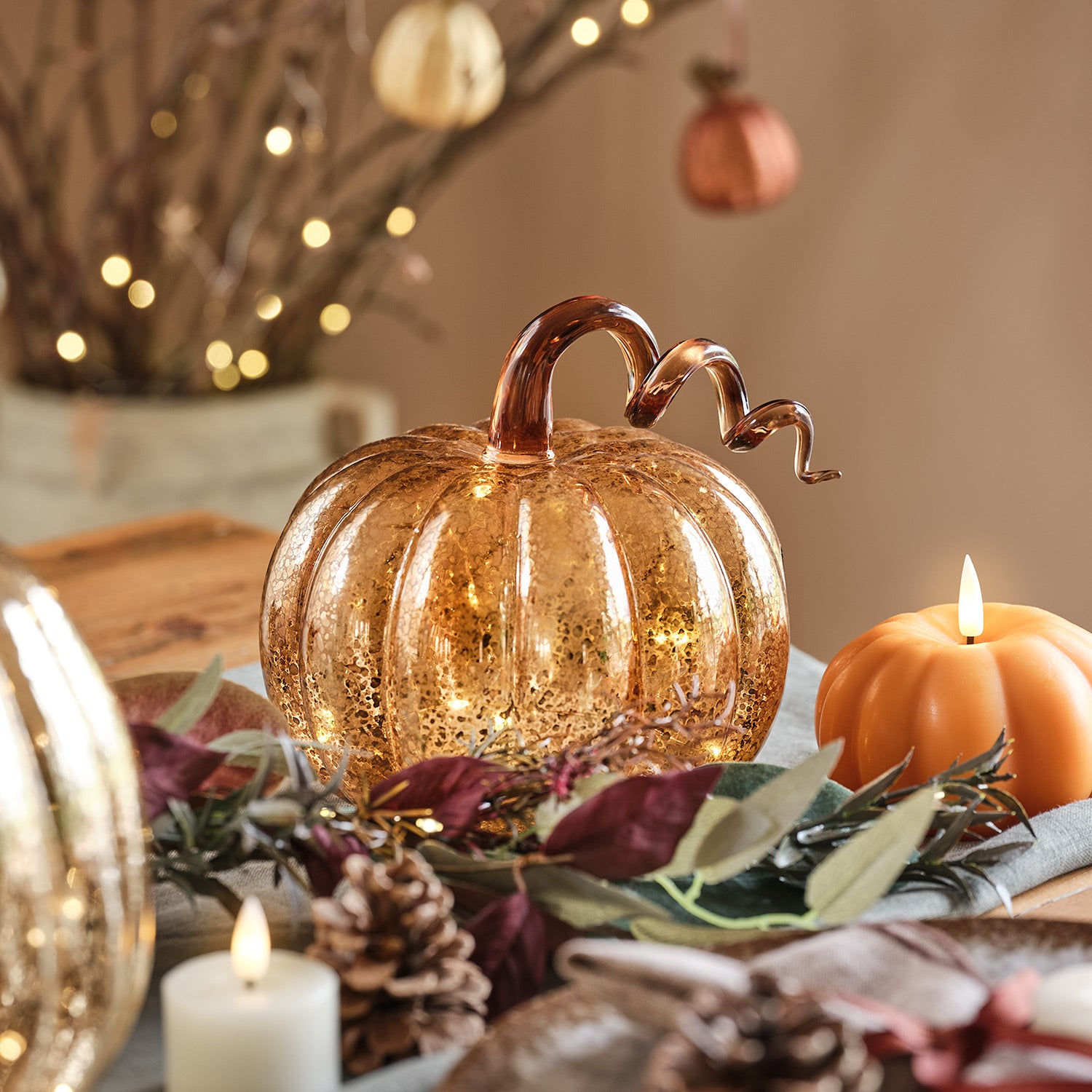 Décorations d'automne de Thanksgiving. Assortiment coloré de différents