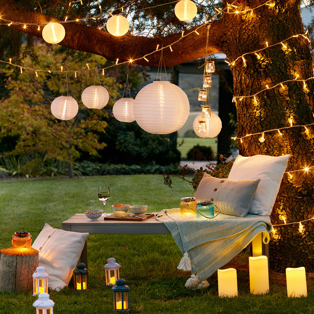 Guirlande Lumineuse 10 Lampions Pleine Lune
