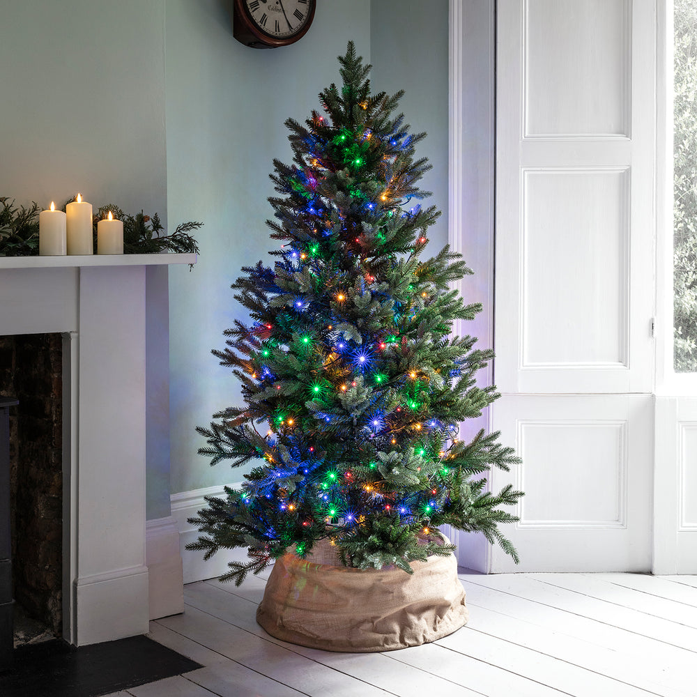 Guirlande Lumineuse Essential Connect 30m 300 LED Multicolores Câble Vert Raccordable