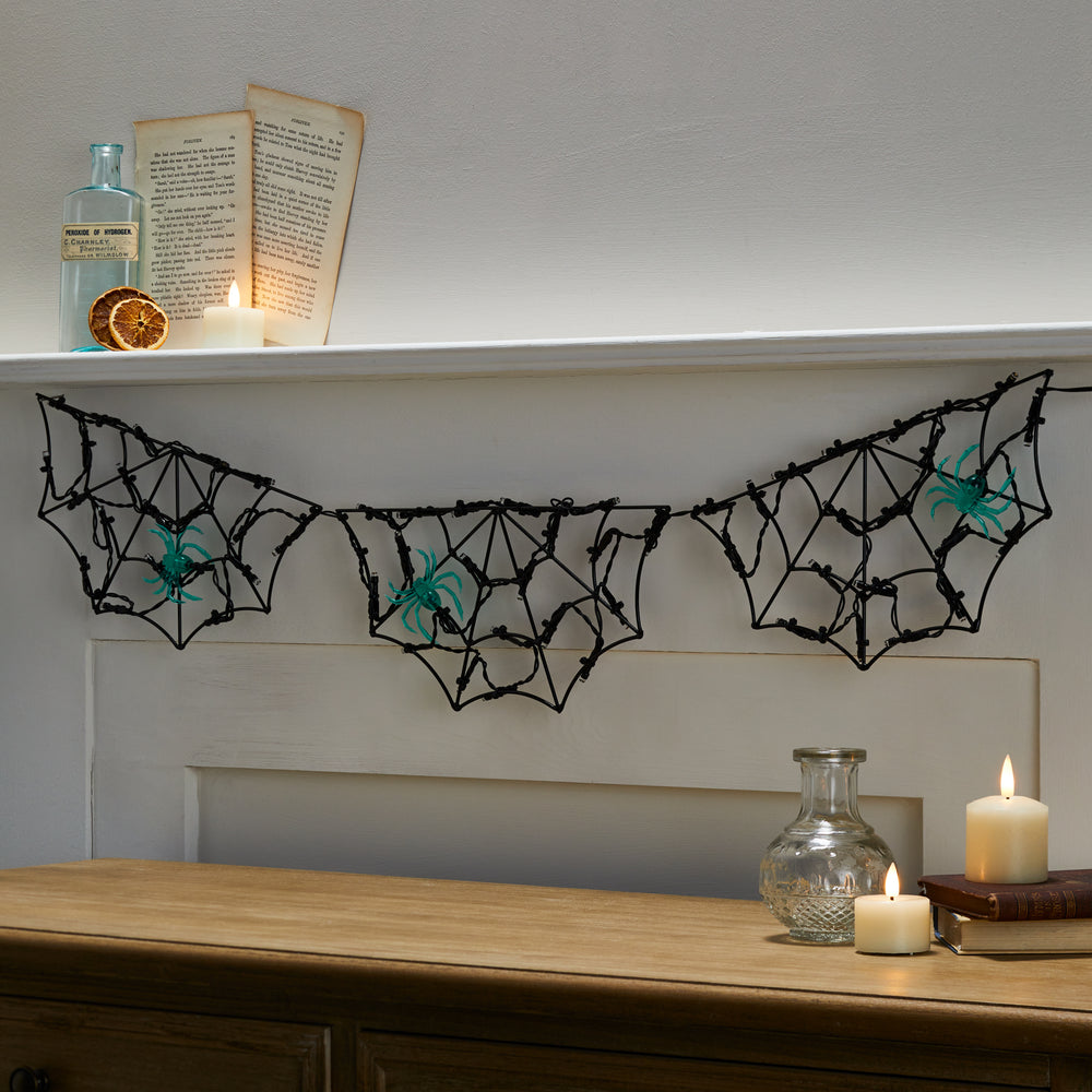 Toile d'Araignées Lumineuse de 90 cm