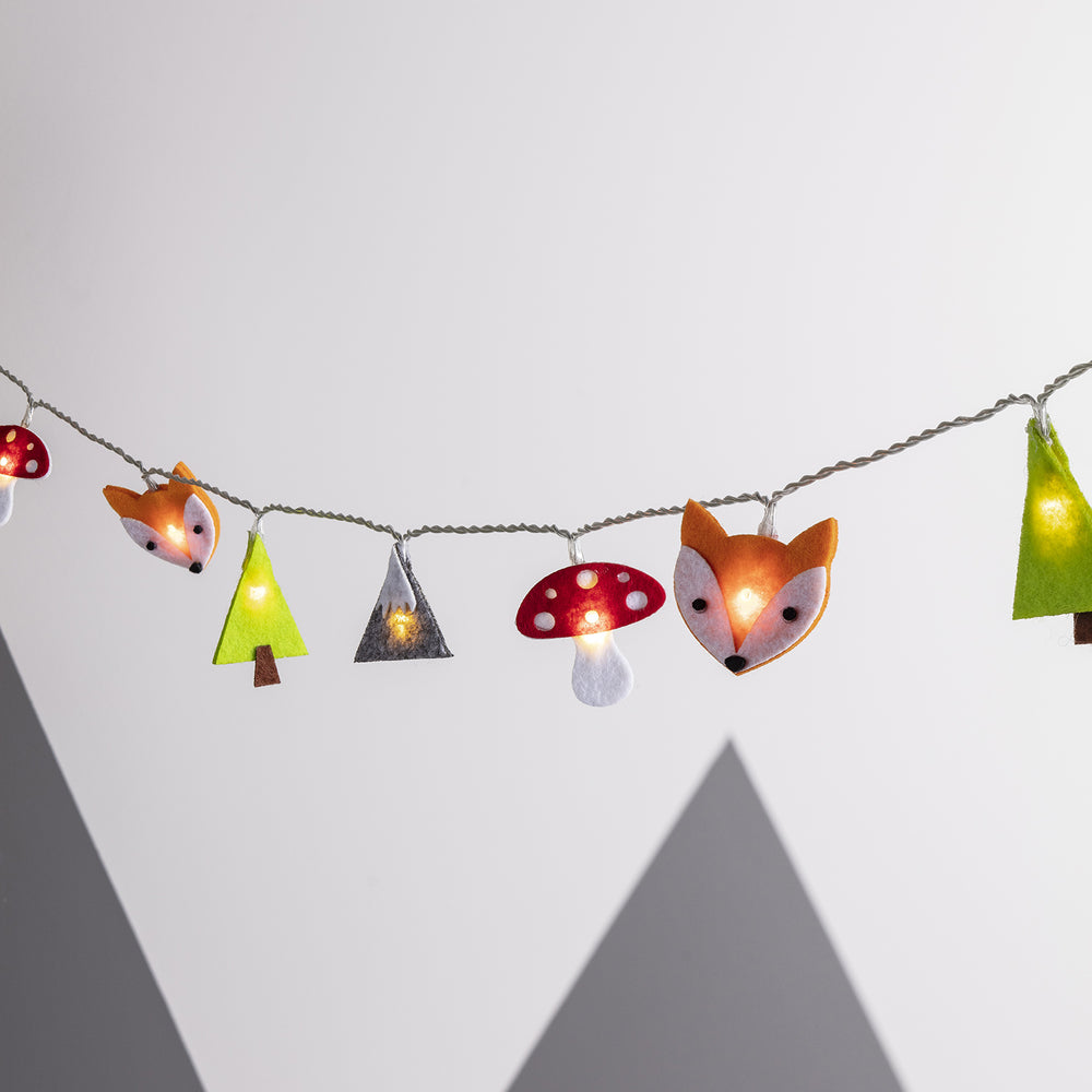 Guirlande Lumineuse Enfant en Feutre Woodland à 30 LED