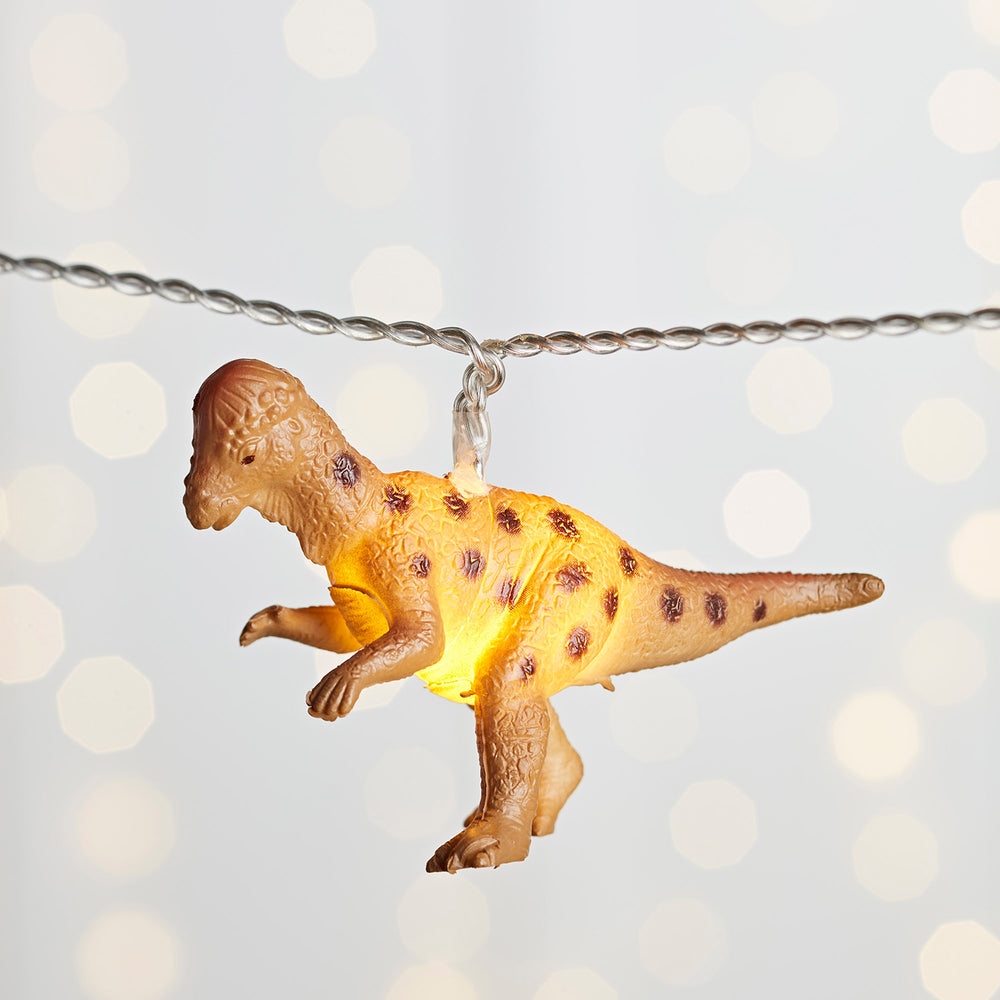 Guirlande Lumineuse Dinosaure avec 12 LED Blanc Chaud