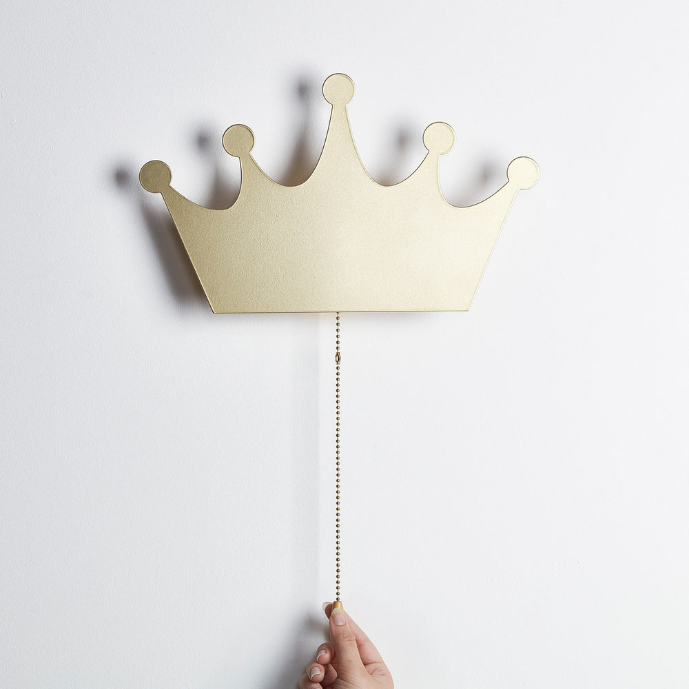 Applique Couronne Dorée