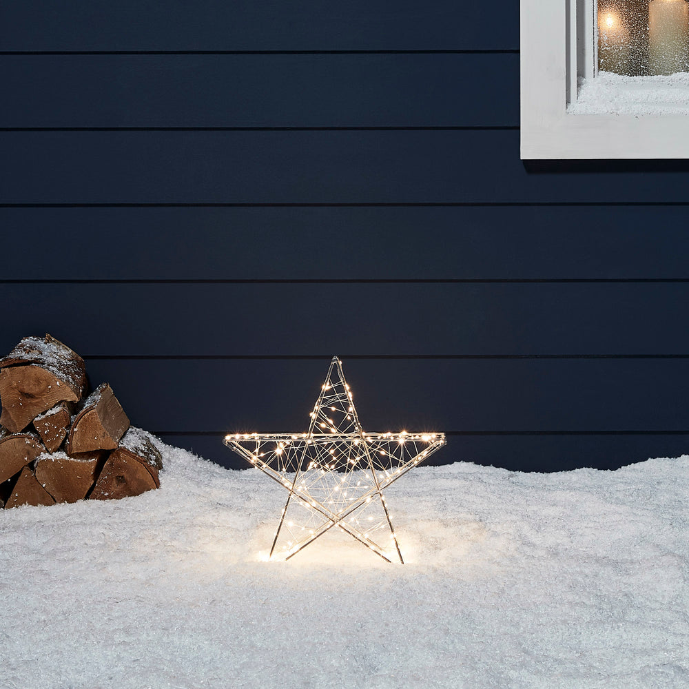 Petite Étoile Lumineuse Extérieure à LED de 35cm