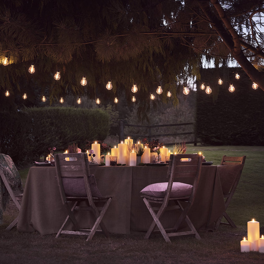 Éclairage Mariage Extérieur