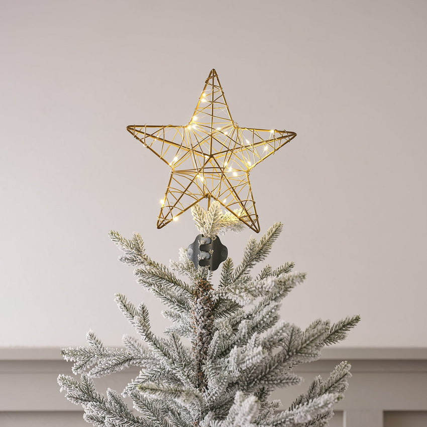 Cimier lumineux pour sapin de Noël