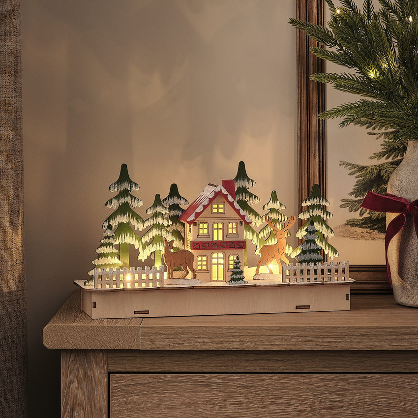 Scènes de Noël Lumineuses