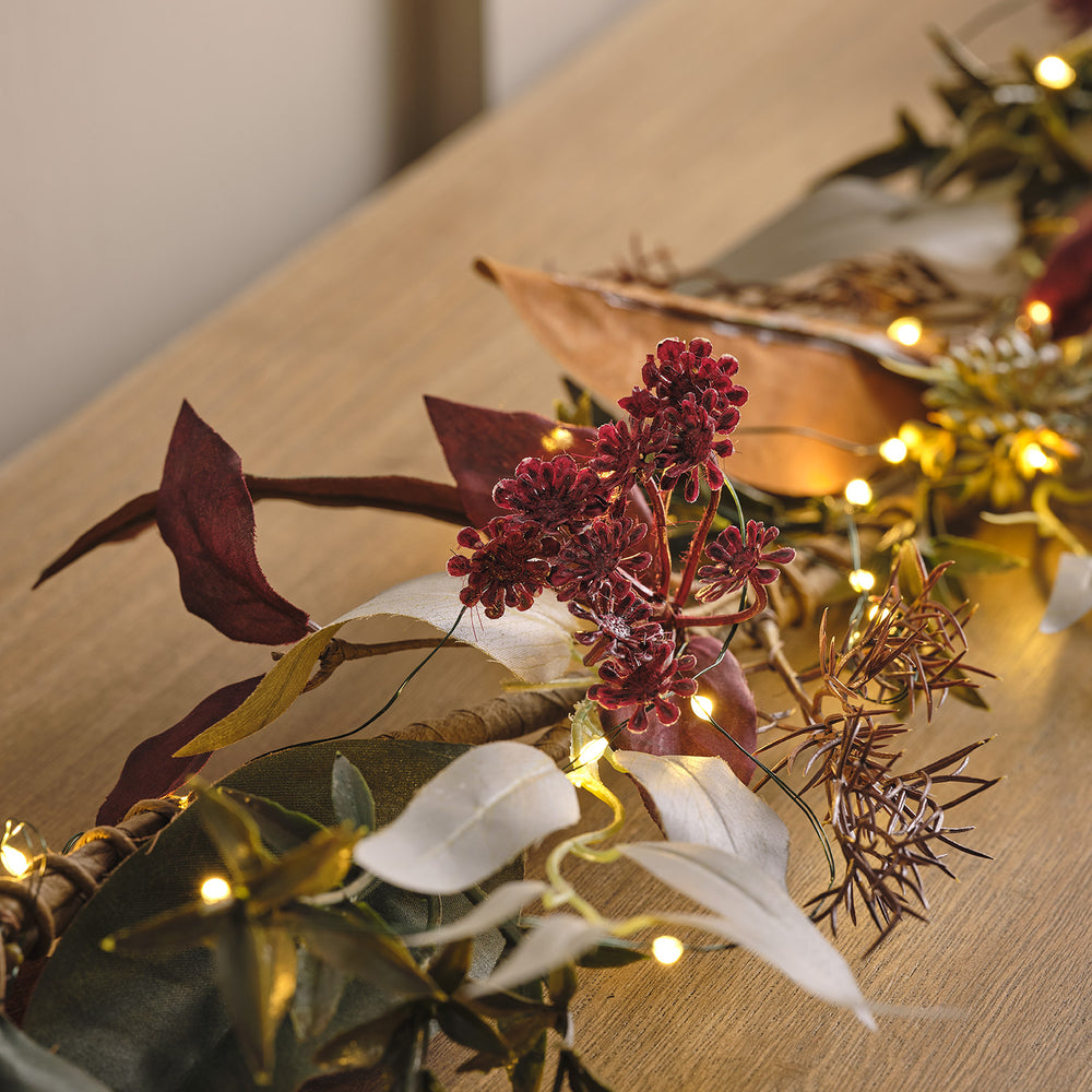 Guirlande Automne-Hiver de 1,5 m et Micro LED