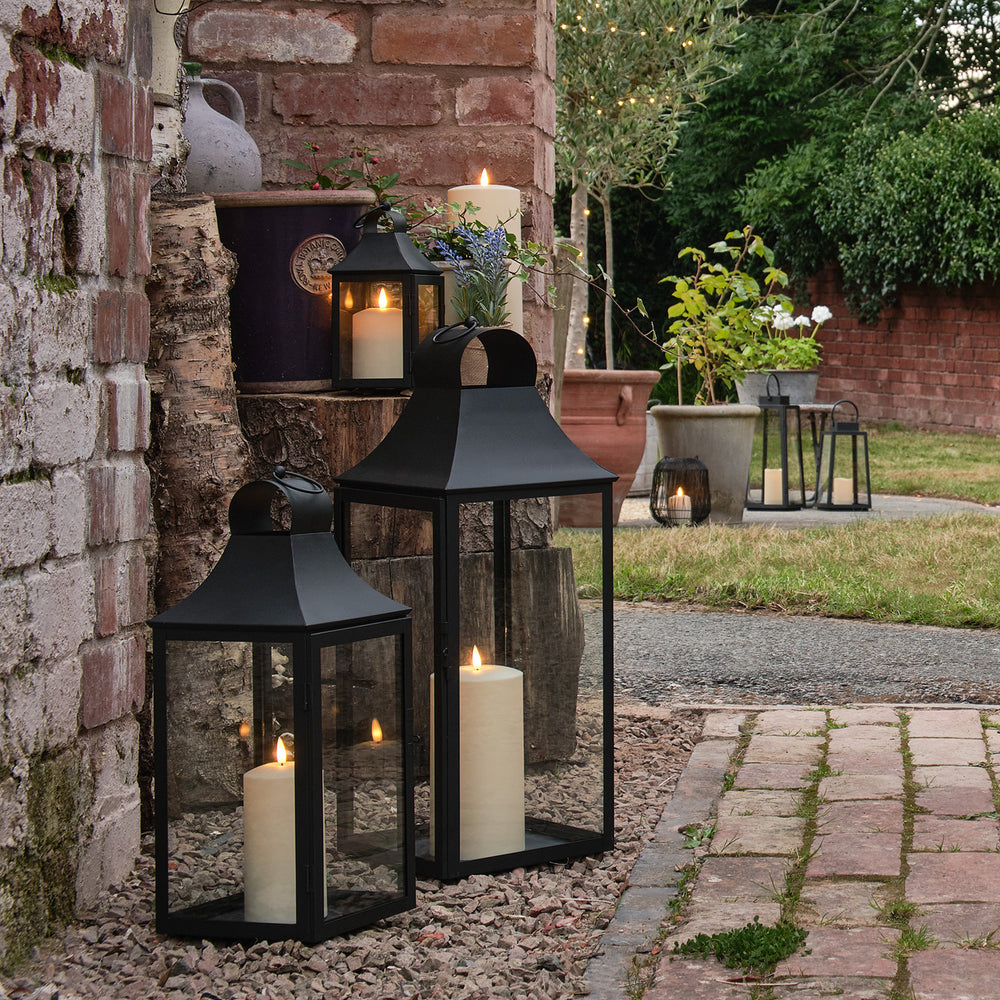 Trio de Lanternes de Jardin Albury avec Bougies TruGlow®