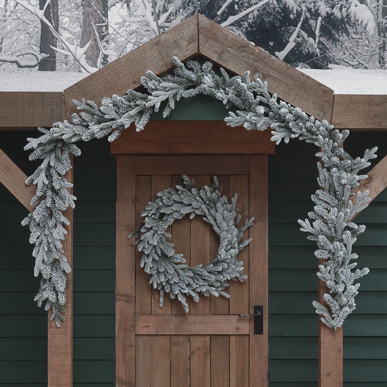 Guirlande De Noël Artificielle Gomat – Pin 1,8 M Avec Baies Rouges – Pour Intérieur/extérieur – Décoration Flexible DIY (couronne, Rampe, Cheminée) – Vert