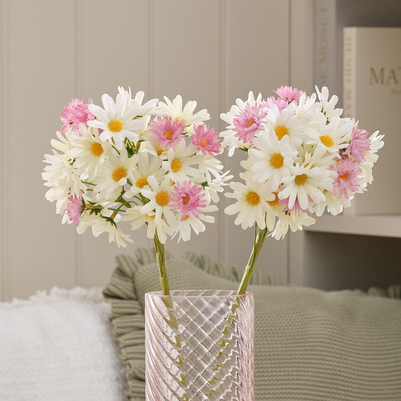 2 Brins de Marguerites Artificielles