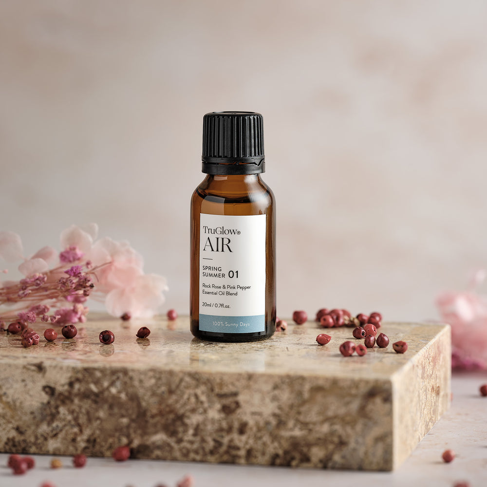 Huile Essentielle TruGlow® Air, Spring/Summer Fragrance 01 - Roseau et Poivre Rose