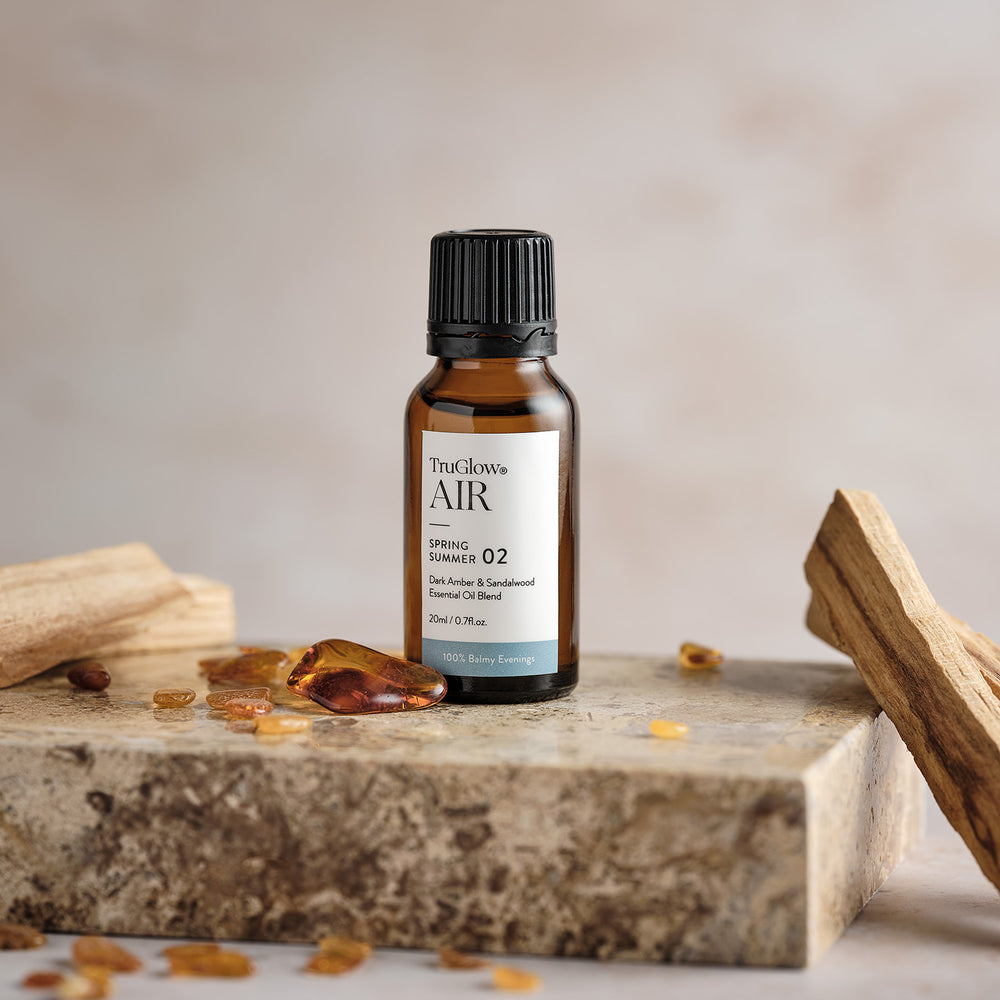 Huile Essentielle TruGlow® Air, Spring/Summer Fragrance 02 - Ambre Sombre & Bois de Santal
