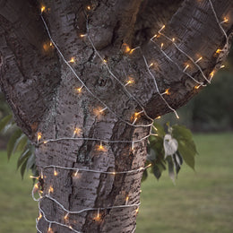 Guirlande Lumineuse Essential Connect 10m 100 Lumières Blanc Chaud Câble Transparent Raccordable avec Prise