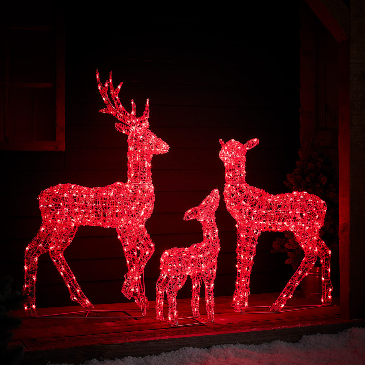 Famille de Rennes Lumineux Connectés Twinkly