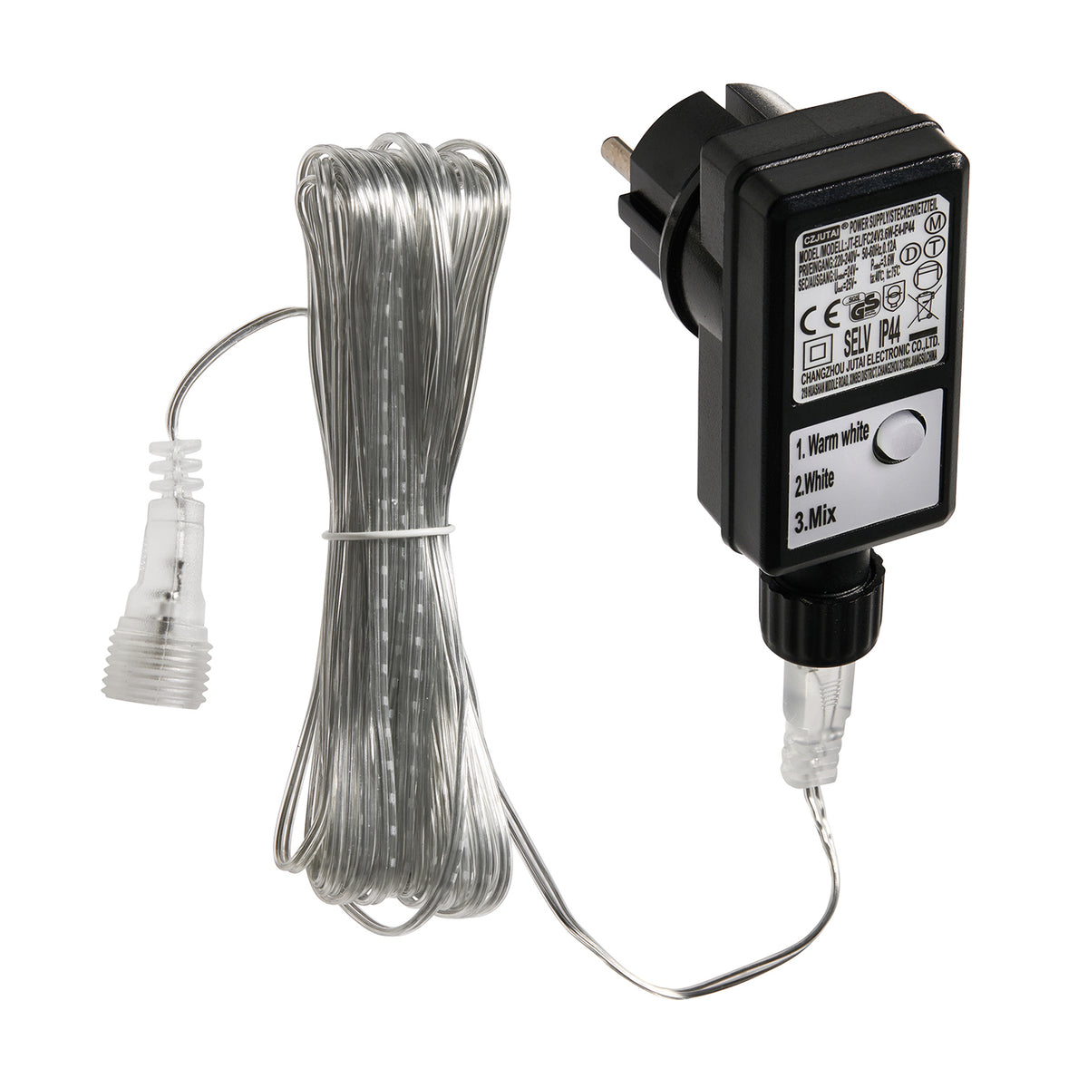 Transformateur de Rechange 24V 3,6 W à 3 Fonctions avec Minuterie 6 h pour Rennes et Figurines Lumineuses à LED Bicolores