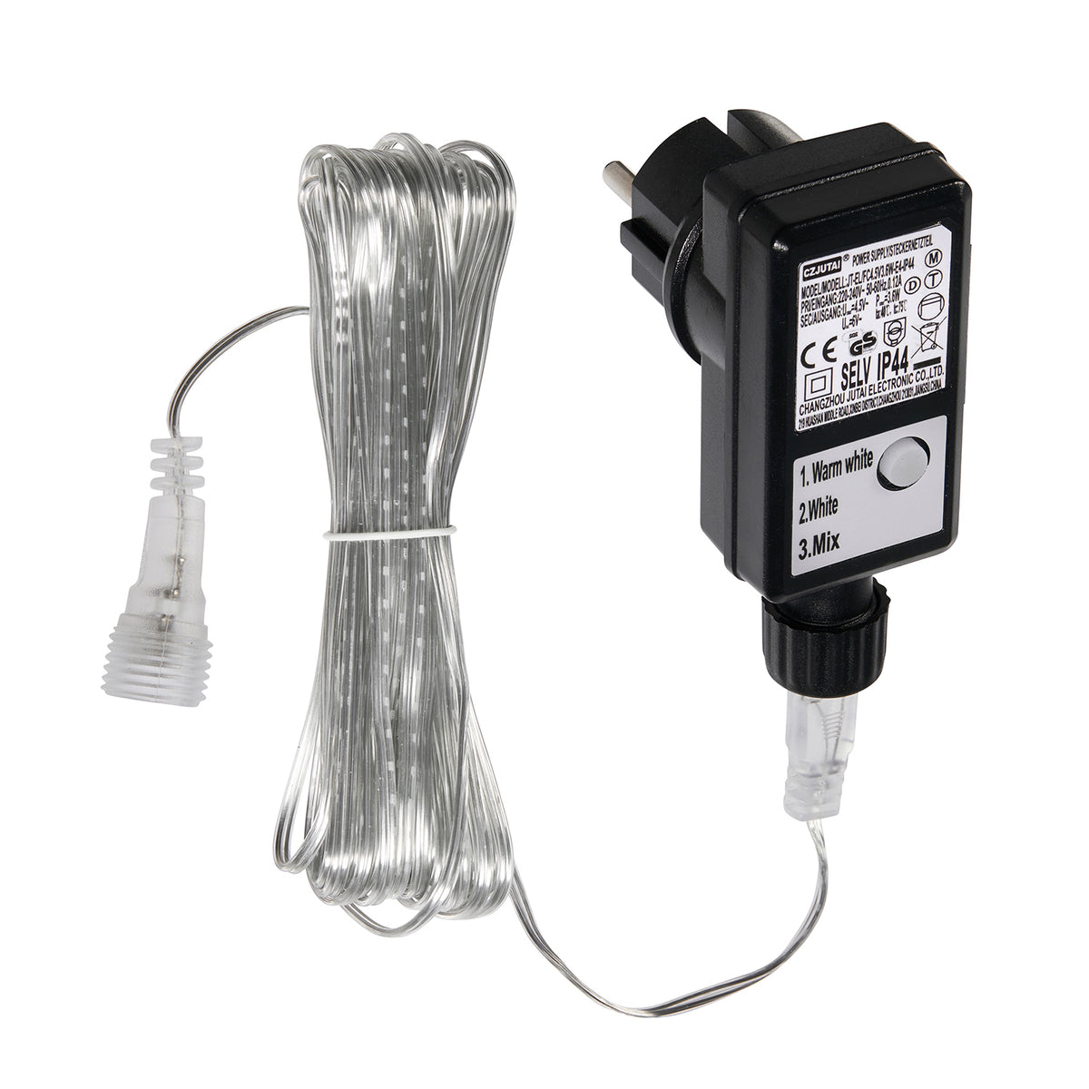 Transformateur de Rechange 4,5V 3,6 W à 3 Fonctions pour Rennes et Cônes Lumineux à LED Bicolores avec Minuterie 6 h