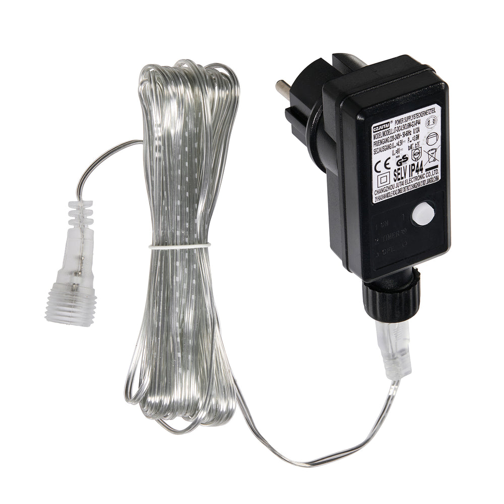 Transformateur de Rechange 4,5V 3,6 W pour Rennes et Cônes Lumineux à Éclairage Fixe avec Minuterie 6 h