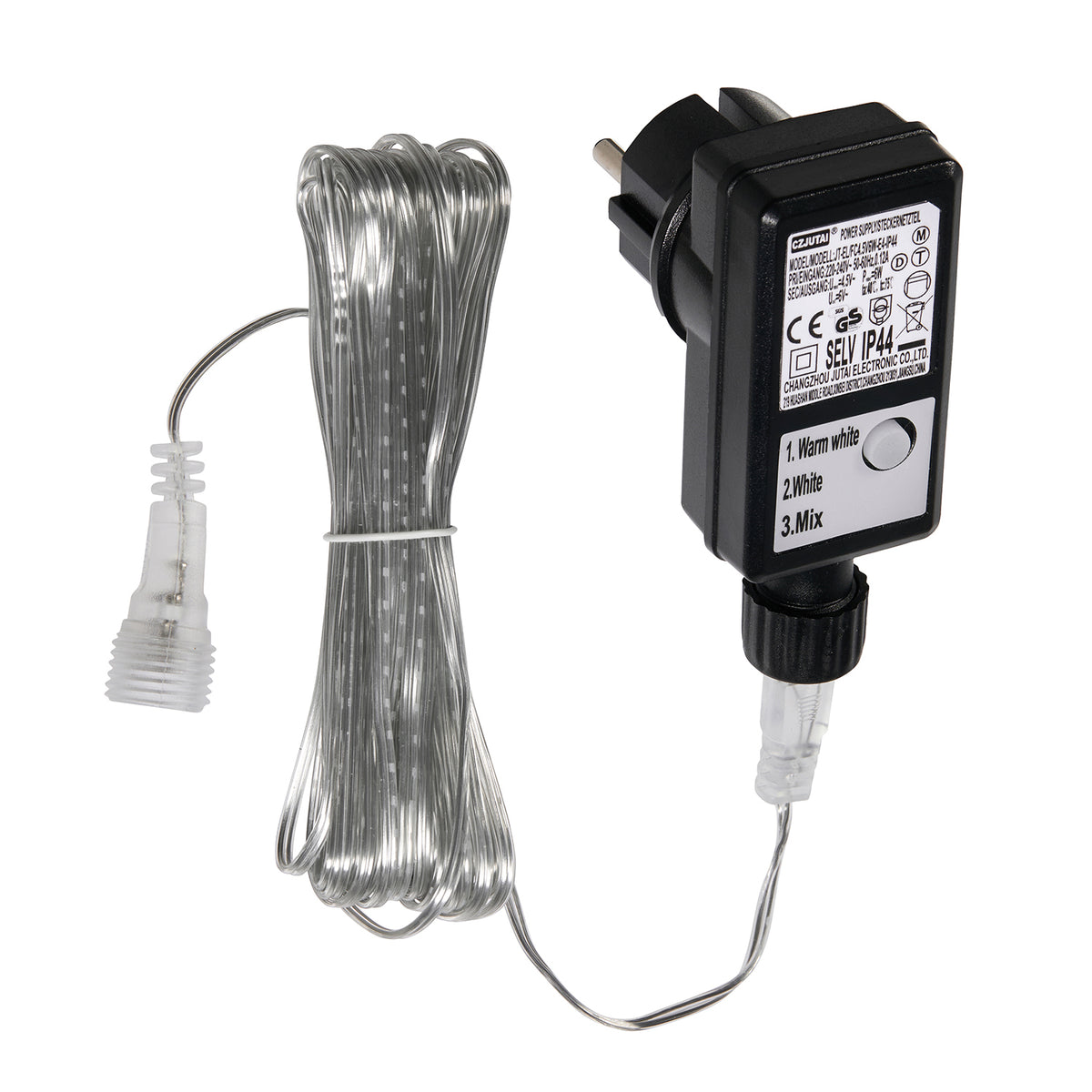 Transformateur de Rechange 4,5V 6 W à 3 Fonctions pour Rennes et Champignons Lumineux à LED Bicolores avec Minuterie 6 h