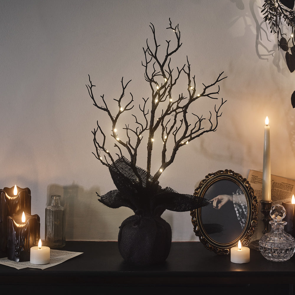 Arbre Lumineux Noir de 50 cm