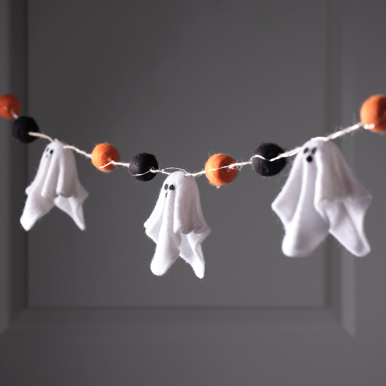 Guirlande Lumineuse d’Halloween en Feutre avec 20 Micro LED