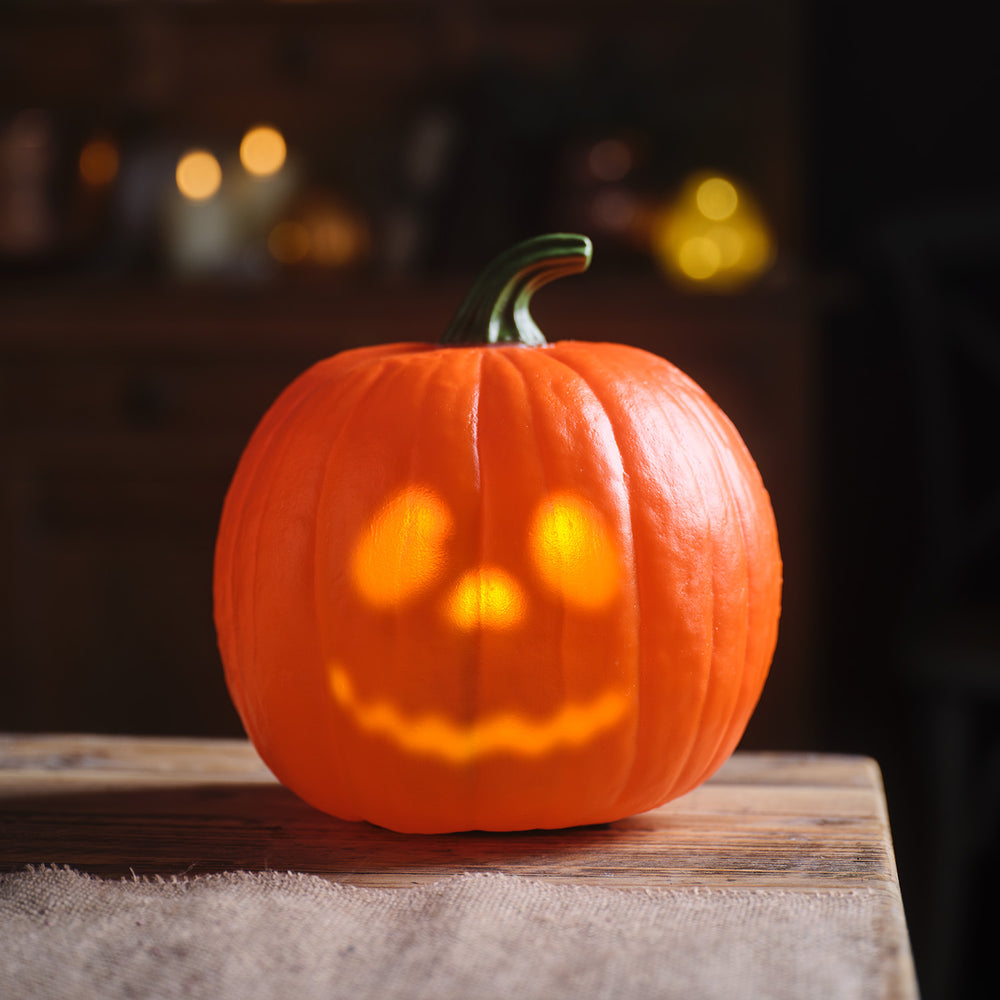 Citrouille Animée d’Halloween à Effet Sonore et Visuel