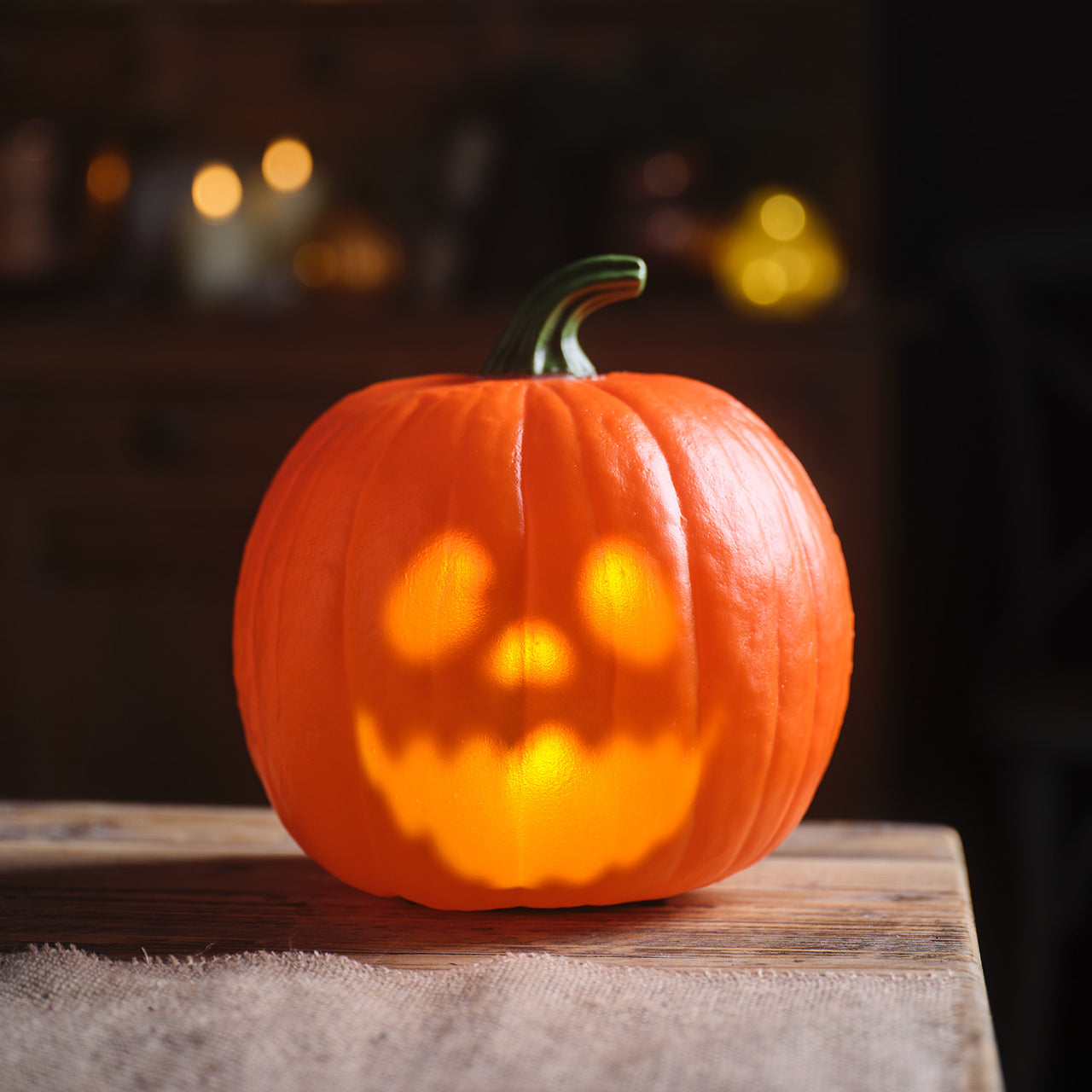 Citrouille Animée d’Halloween à Effet Sonore et Visuel