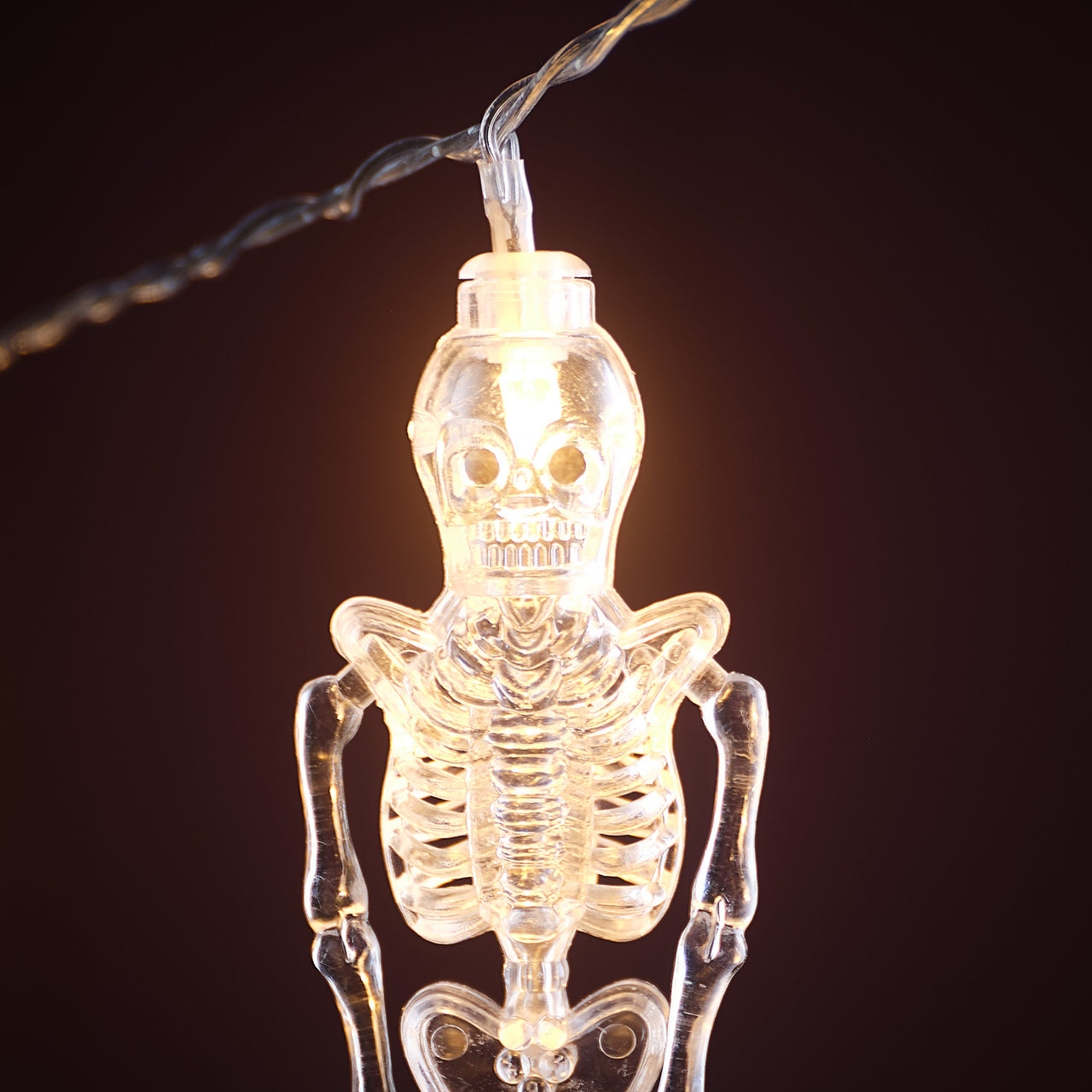 Guirlande Lumineuse d’Halloween à 10 Squelettes