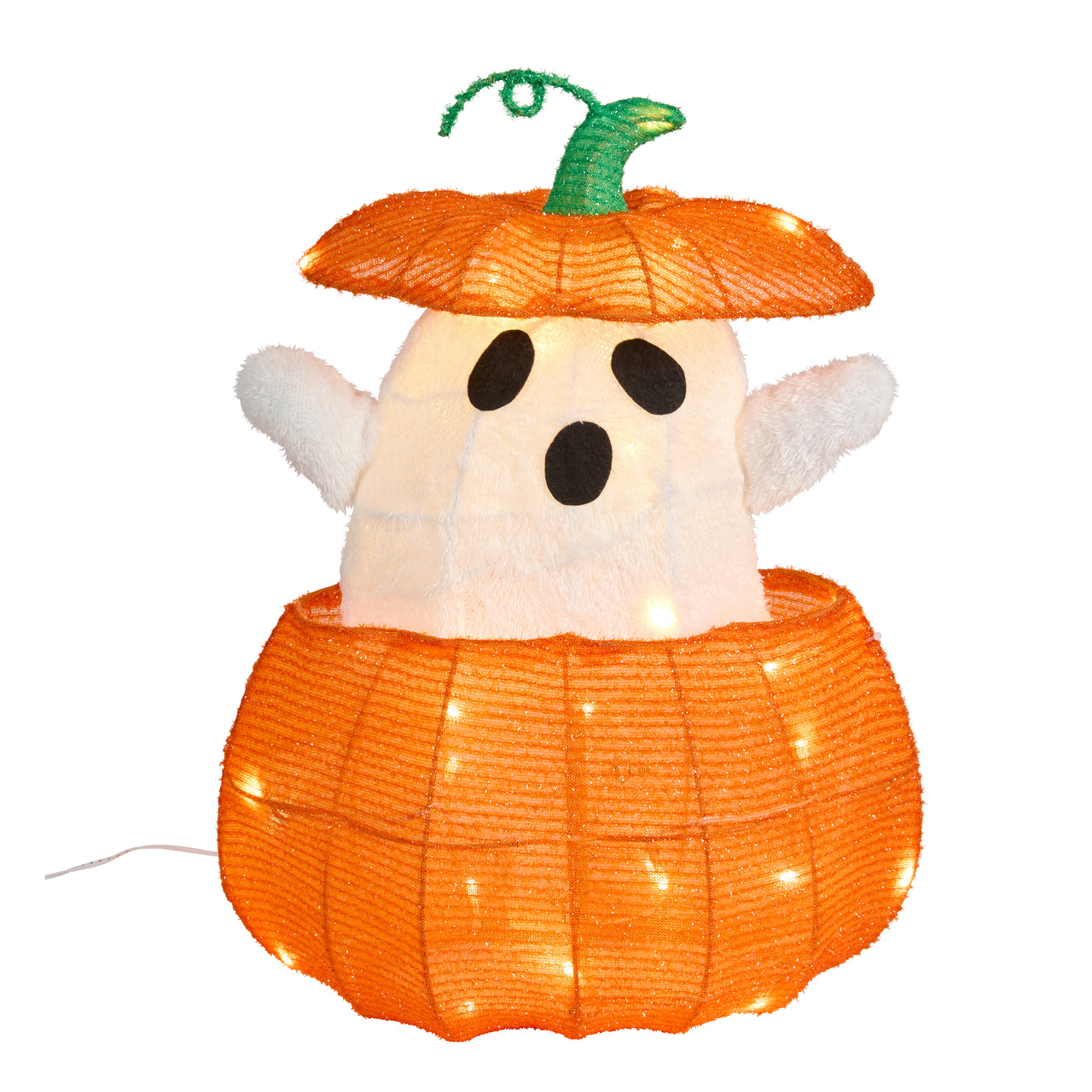 Fantôme Animé dans une Citrouille – Décoration d’Halloween