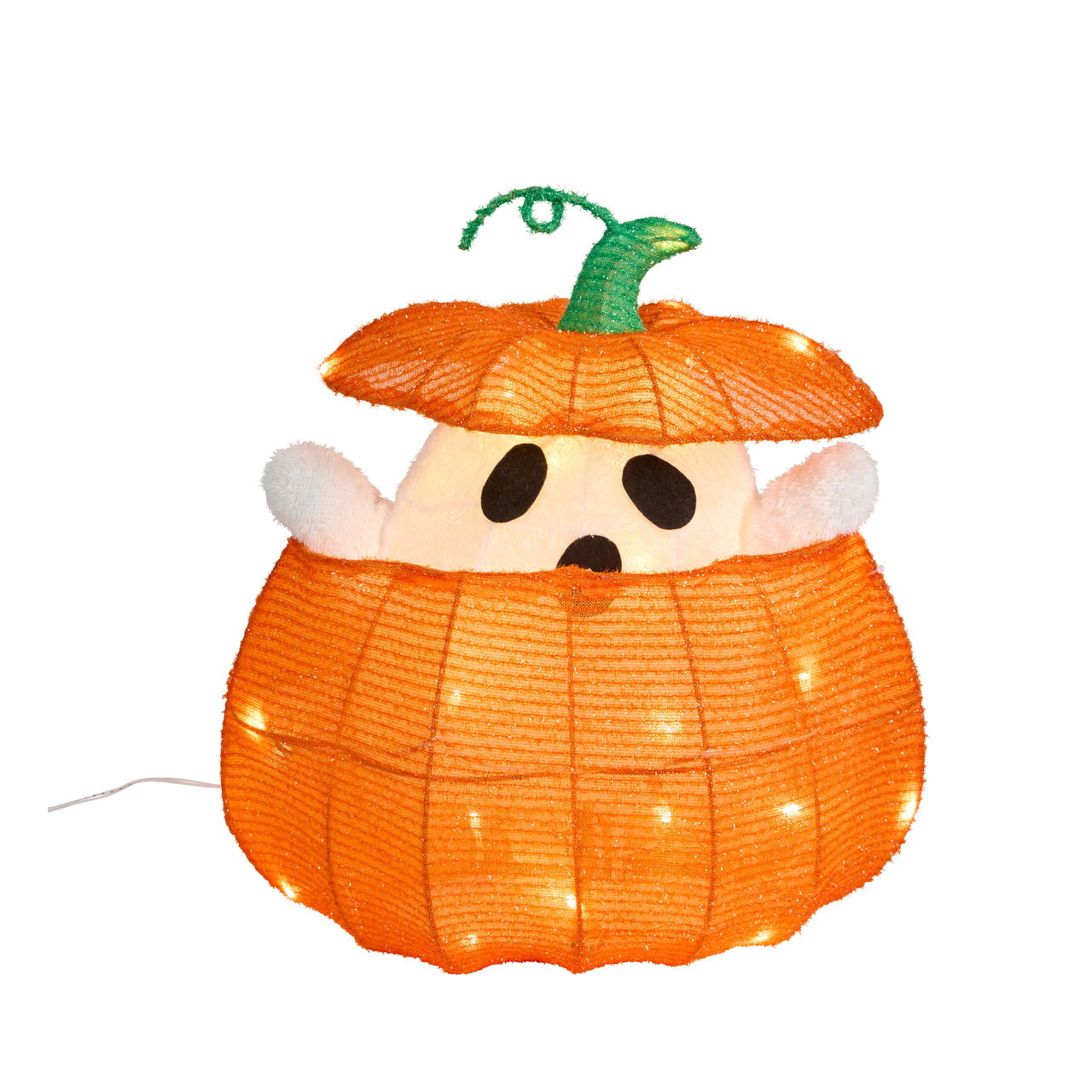 Fantôme Animé dans une Citrouille – Décoration d’Halloween