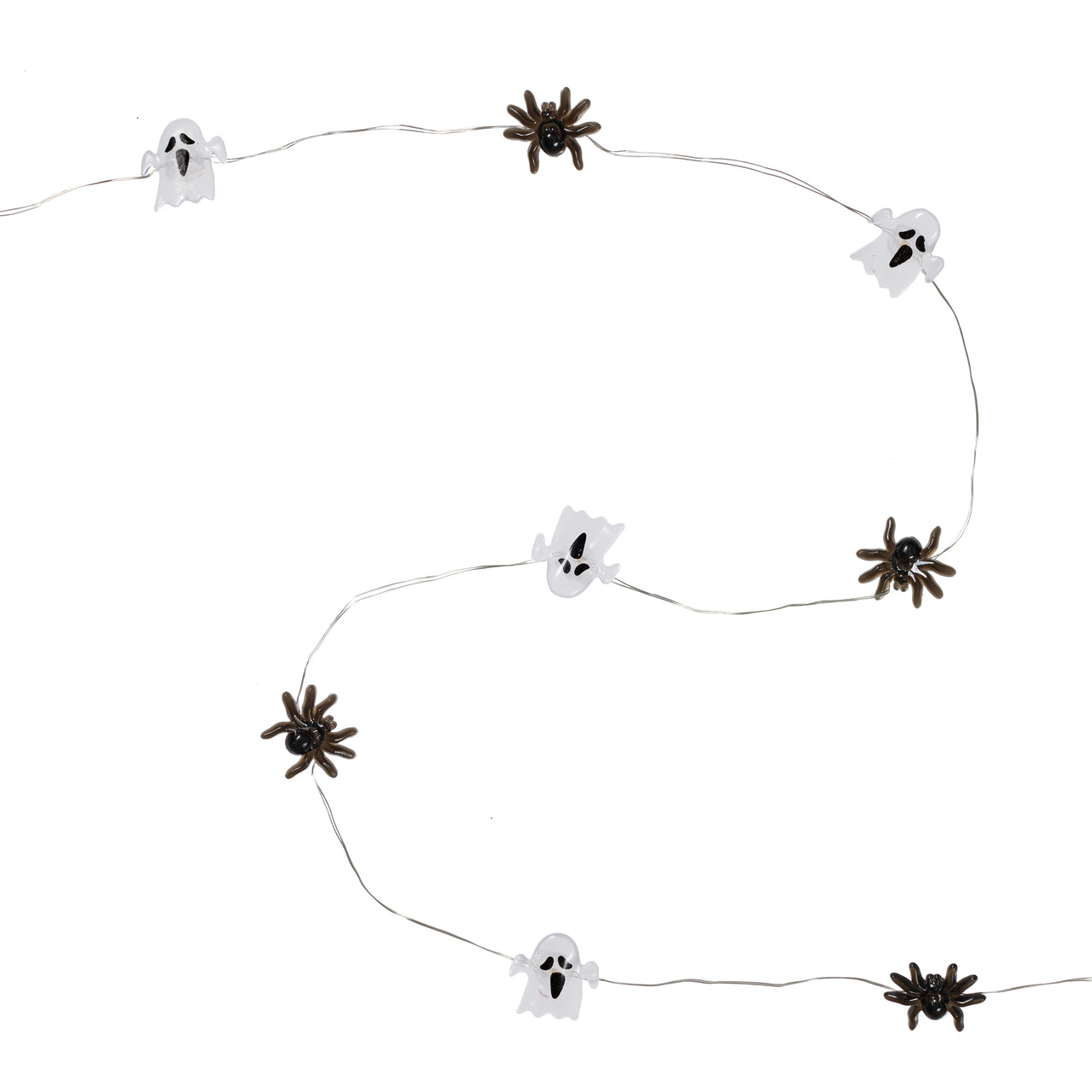 Guirlande Micro LED à Fantômes et Araignées