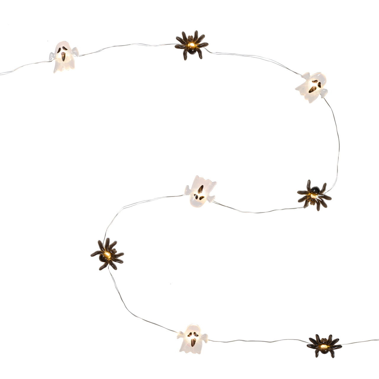 Guirlande Micro LED à Fantômes et Araignées
