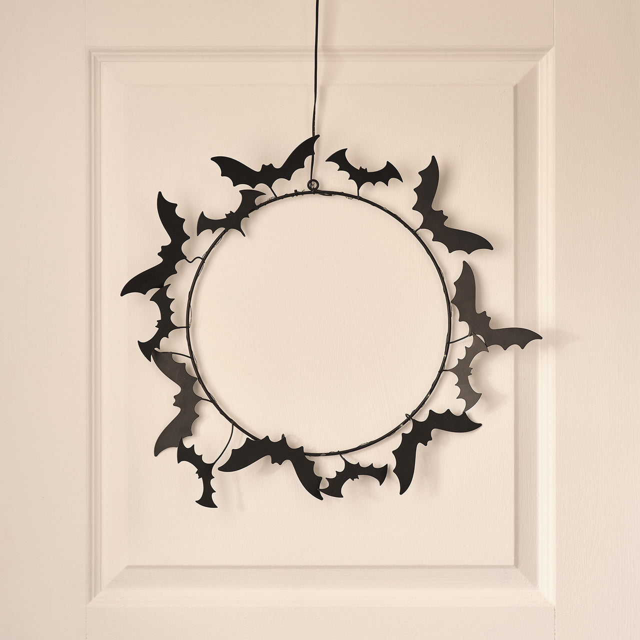 Couronne Lumineuse Chauves-Souris de 43 cm