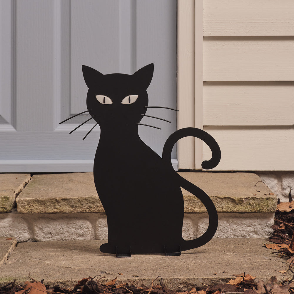 Silhouette Lumineuse Caleb le Chat à LED pour Halloween