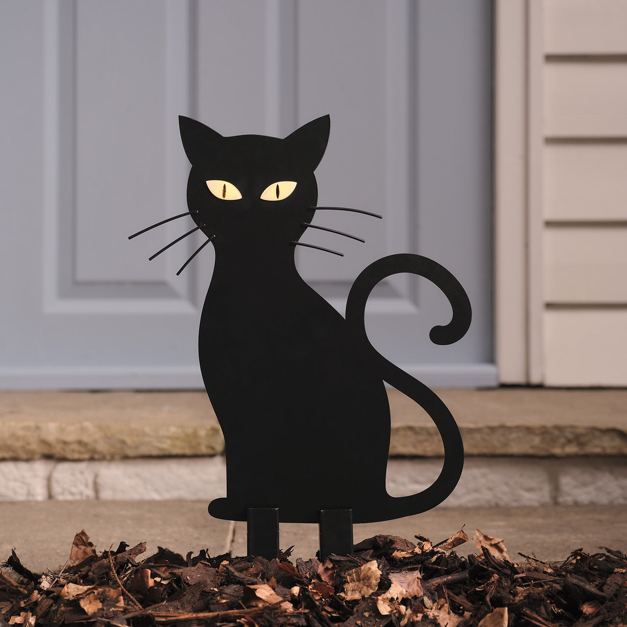 Silhouette Lumineuse Caleb le Chat à LED pour Halloween