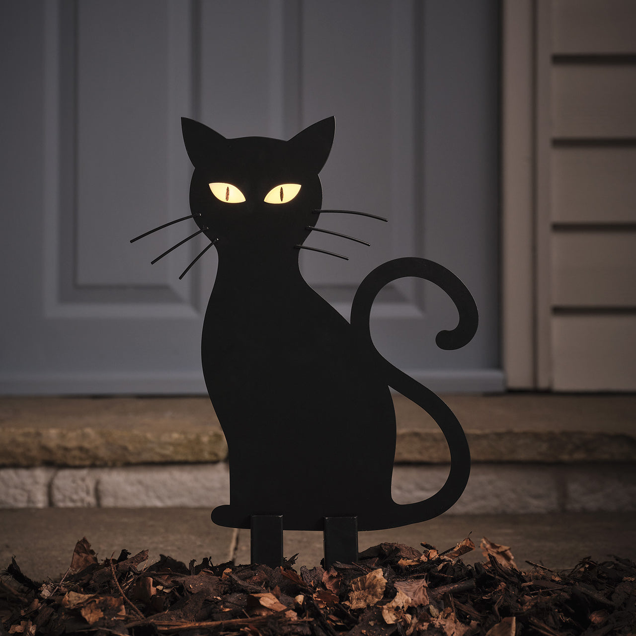 Silhouette Lumineuse Caleb le Chat à LED pour Halloween
