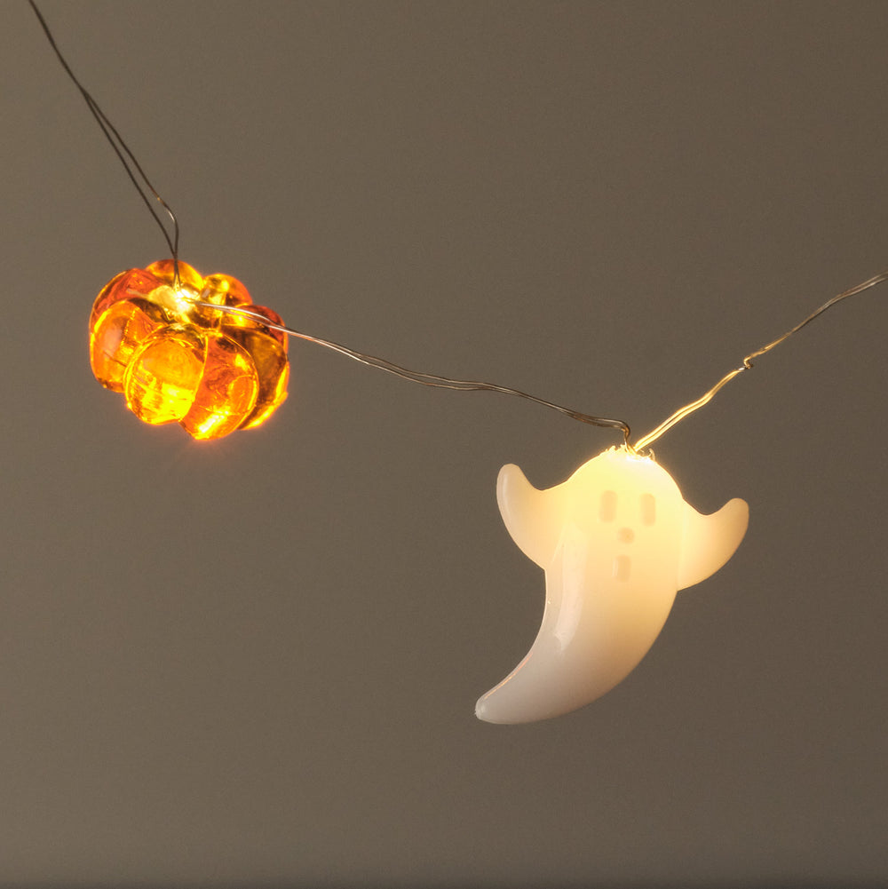 Guirlande Lumineuse Micro LED à 20 Fantômes et Citrouilles