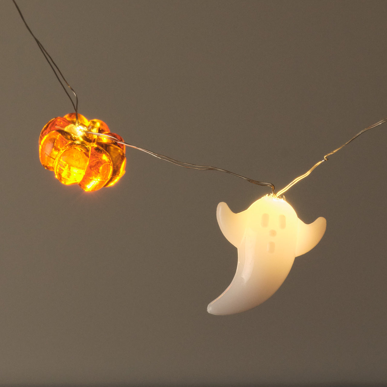 Guirlande Lumineuse Micro LED à 20 Fantômes et Citrouilles