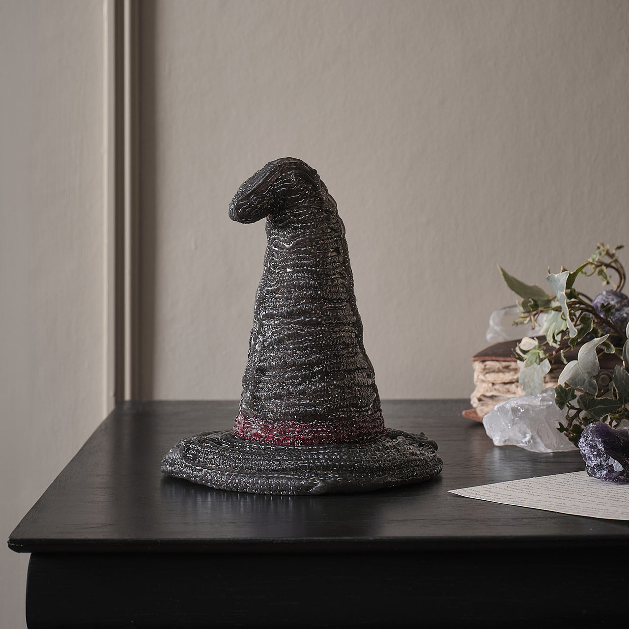 Chapeau de Sorcière 3D en Acrylique à LED Blancs