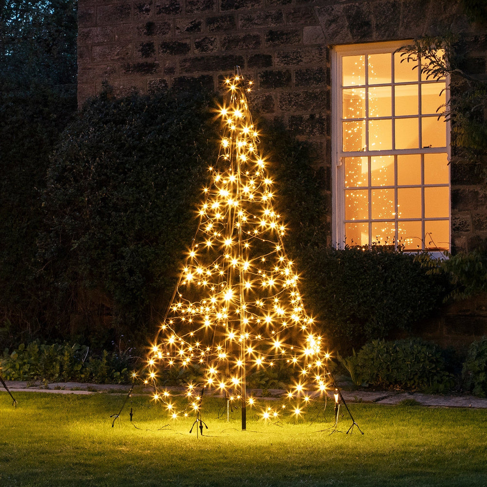 Sapin de Noël d’Extérieur Fairybell de 1,5 m à 240 LED Blanc Chaud