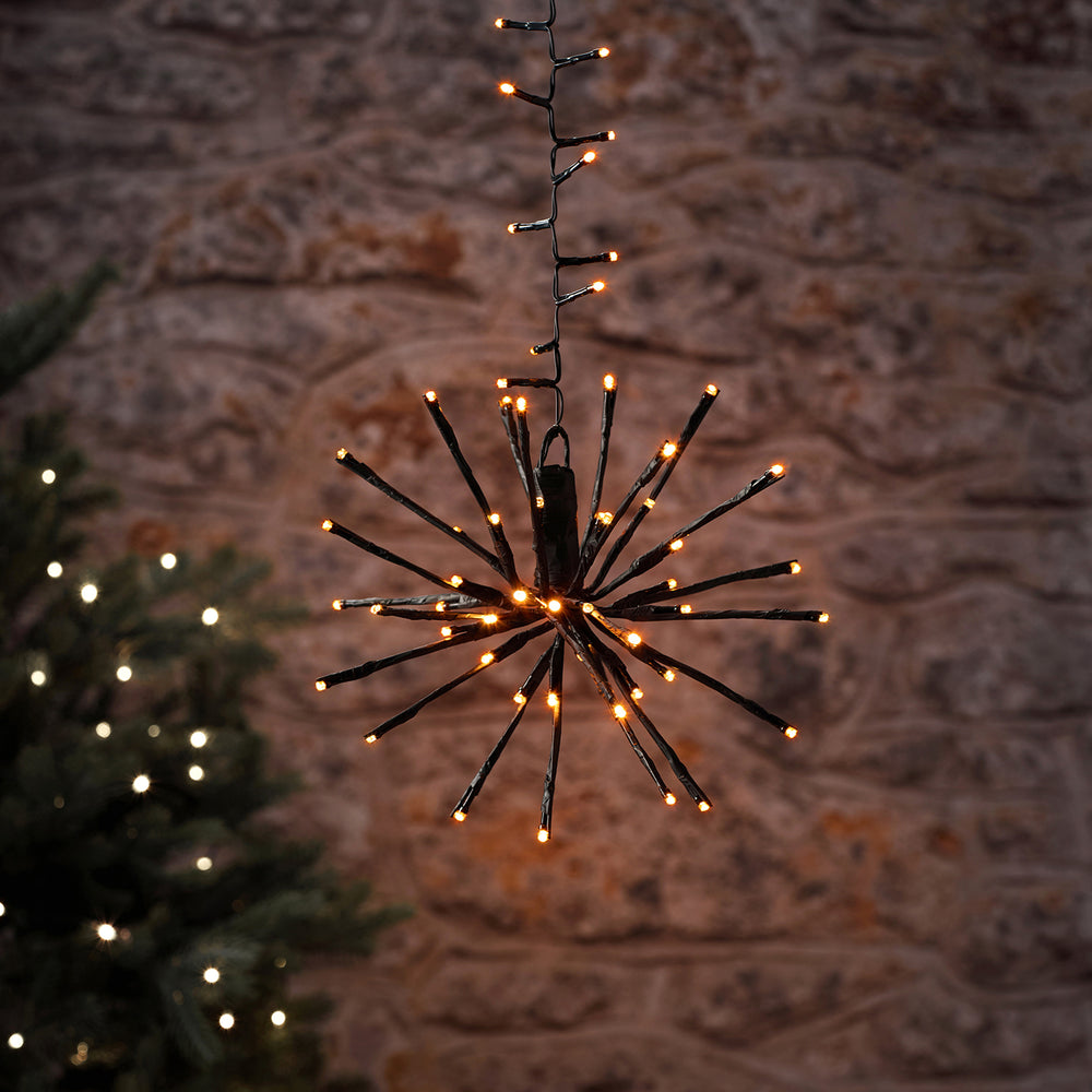 Guirlande Lumineuse Cascade d'Extérieur à LED avec Effet Scintillant