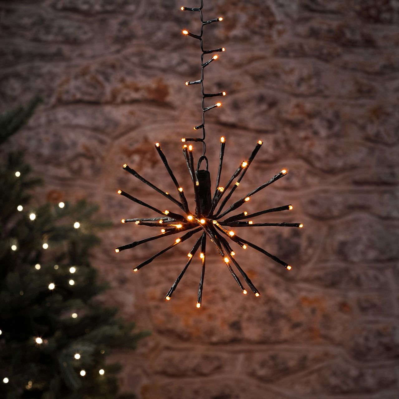 Guirlande Lumineuse Cascade d'Extérieur à LED avec Effet Scintillant