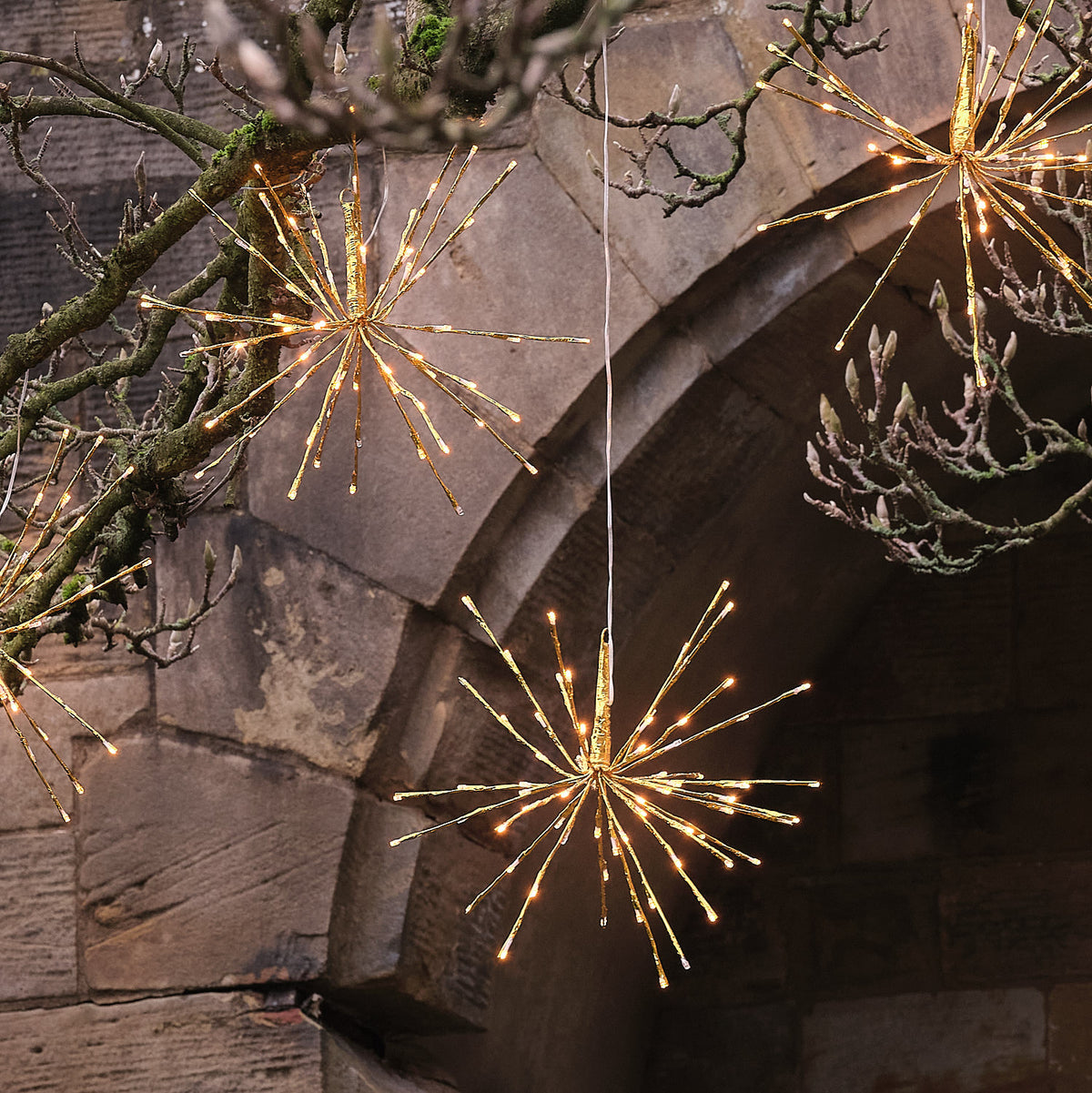 Étoiles Lumineuses Polaires d'Extérieur de 45 cm à LED avec Effet Scintillant
