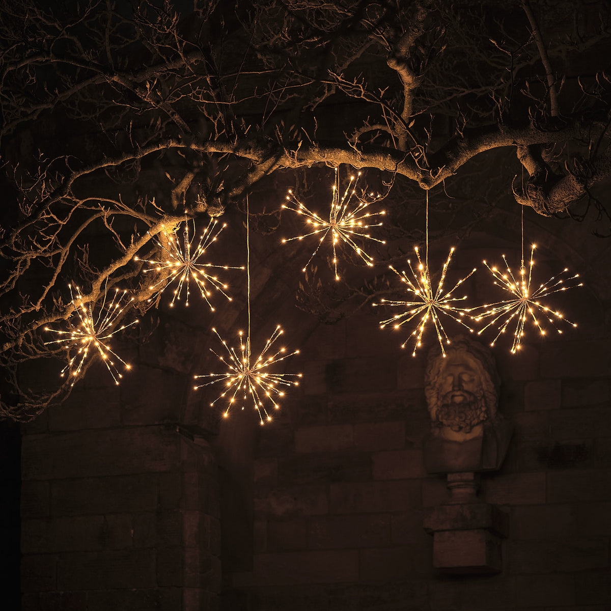 Étoiles Lumineuses Polaires d'Extérieur de 45 cm à LED avec Effet Scintillant